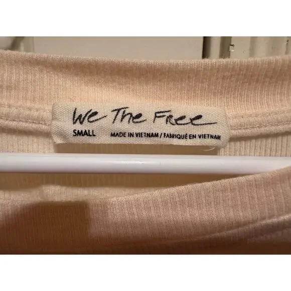 Free People We The Free Feelin It Pink Patchwork Slouchy Long Sleeve Top Small - Picture 5 of 10